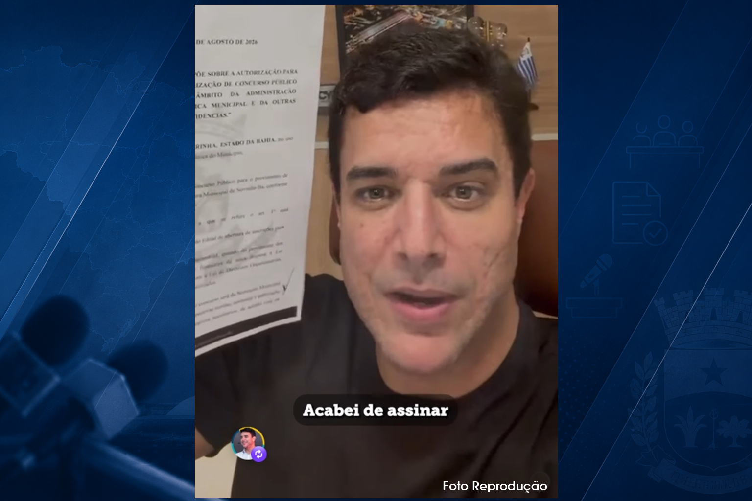 Prefeito Cyro Novais anuncia concurso público em Serrinha e orienta candidatos a iniciarem preparação