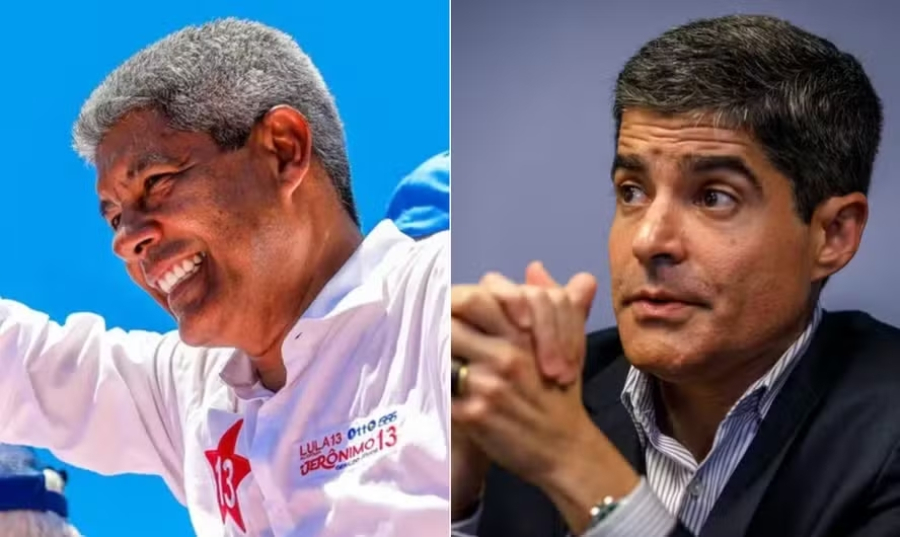 Quaest aponta Jerônimo com 52% dos votos válidos e ACM Neto com 48% na Bahia