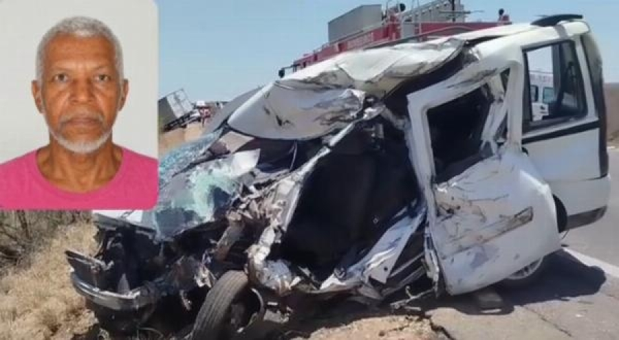 Homem de 60 anos morre após colisão frontal entre carro e caminhão em Tucano