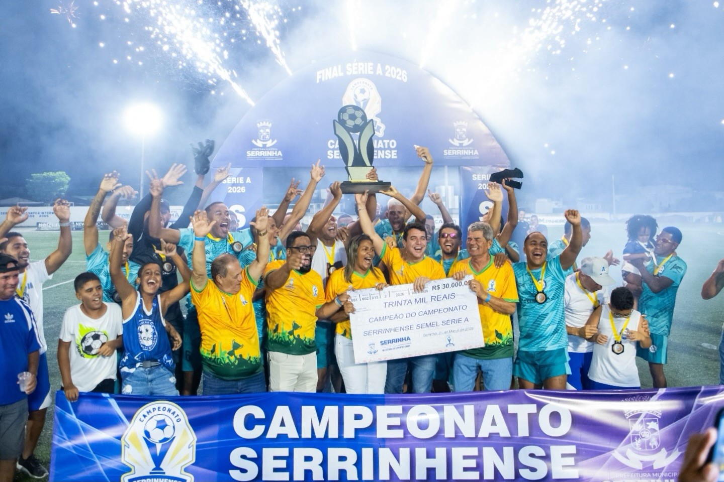 Após final emocionante, Cruzeiro é campeão serrinhense ao bater Bahia da Rodagem
