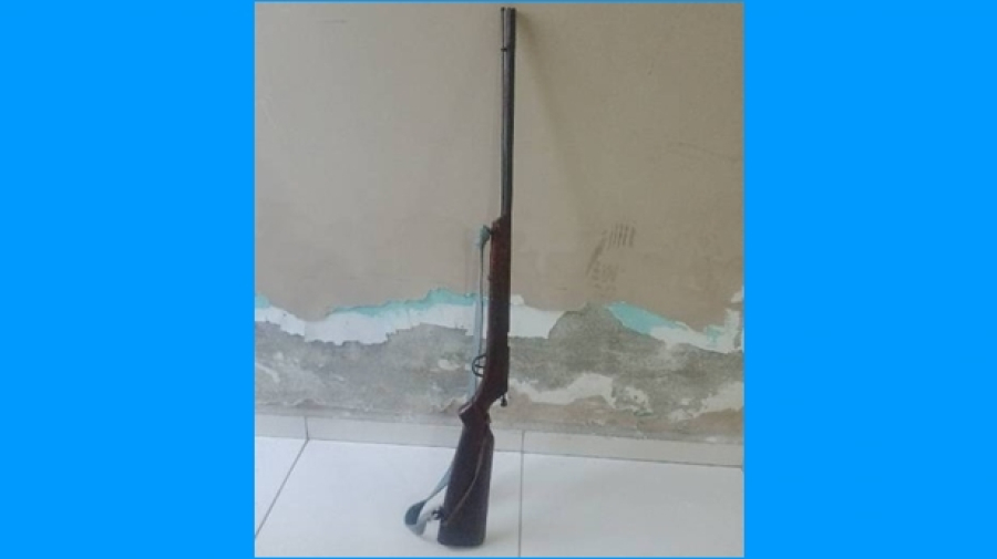 PM apreende espingarda após tentativa de homicídio na zona rural de Araci