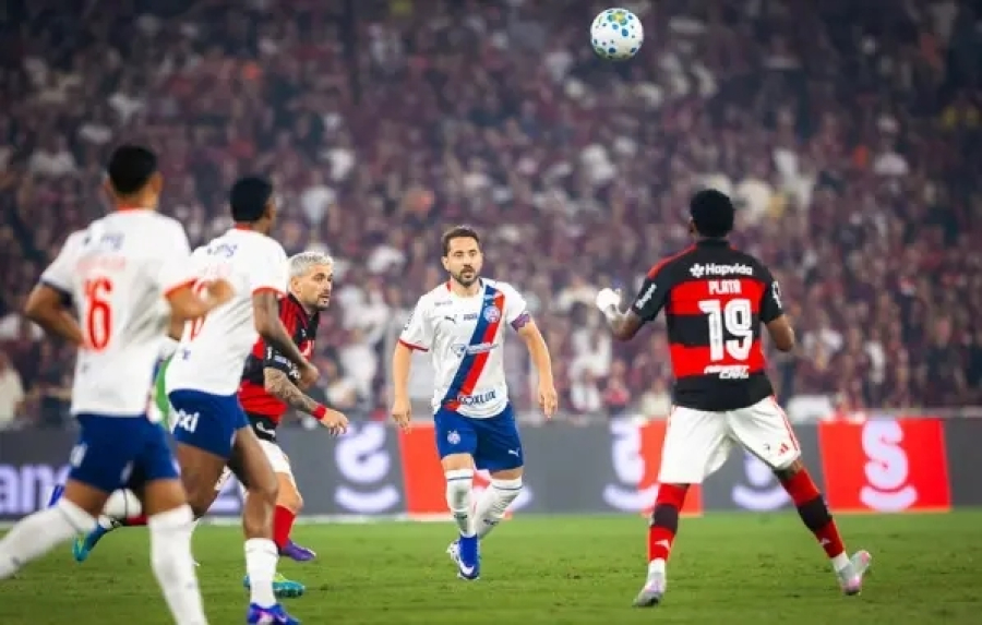 Bahia perde para o Flamengo no Maracanã e sai do G4 do Brasileirão