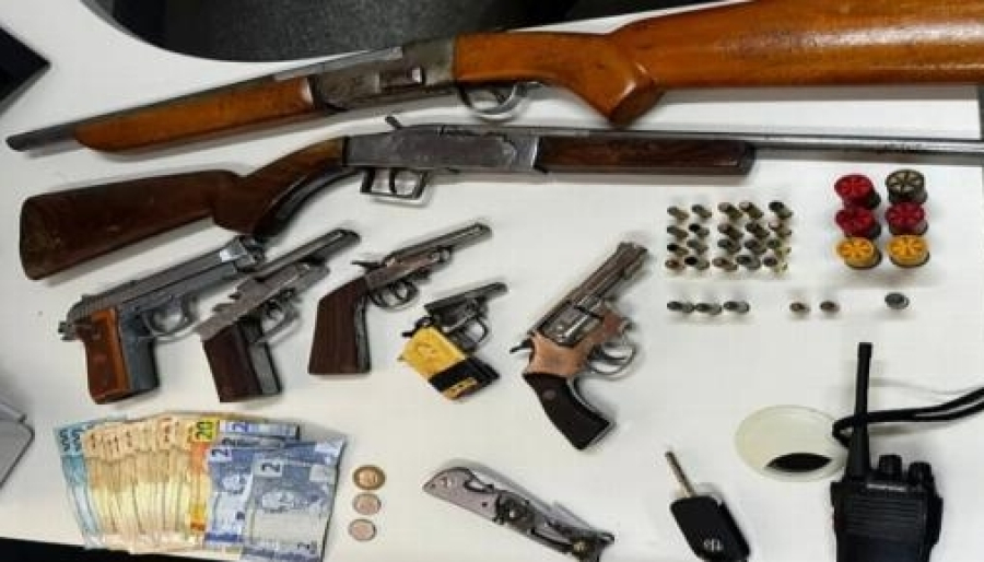 CIPE Nordeste prende dois suspeitos e apreende armas e munições na zona rural de Nova Soure