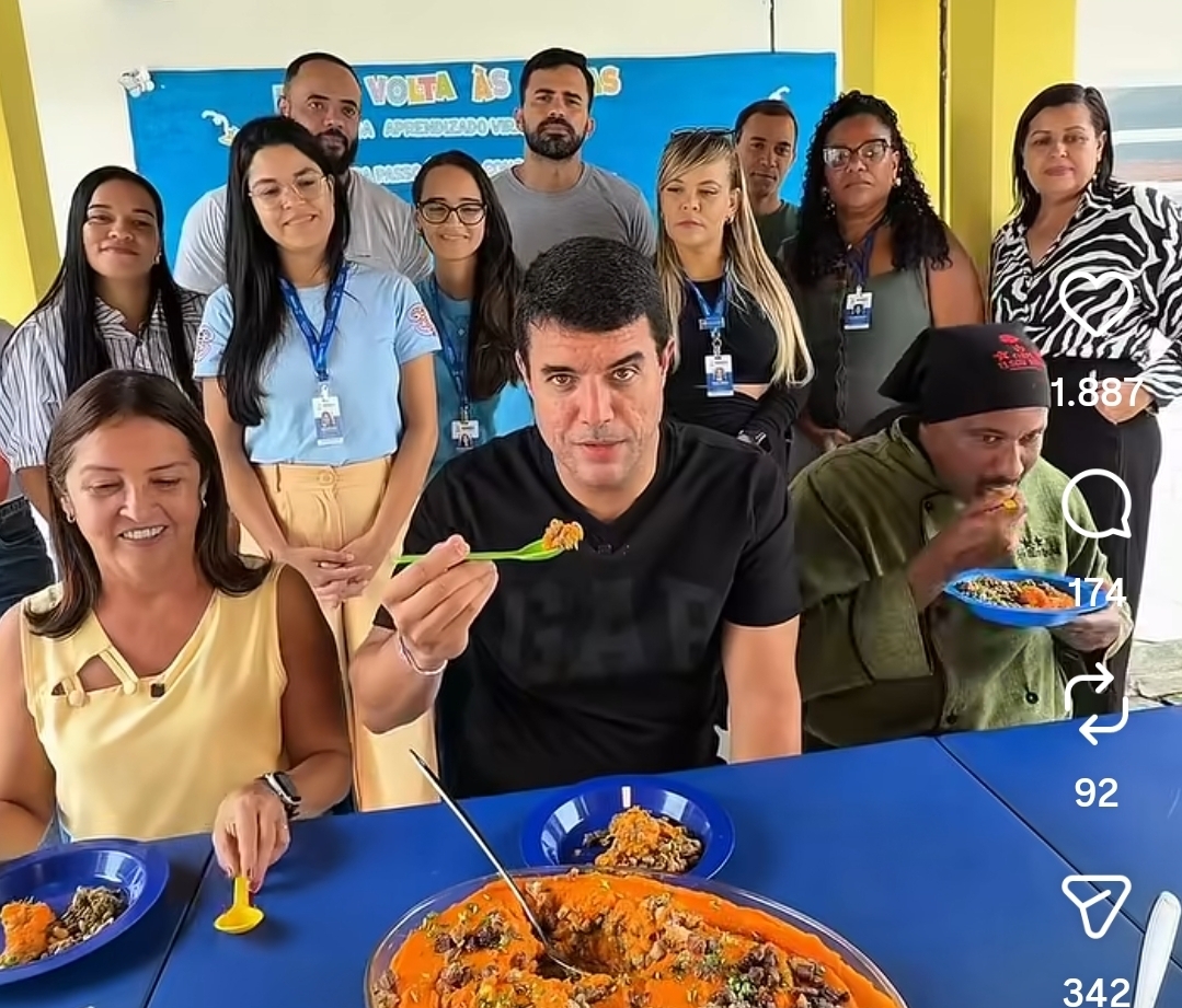 Prefeito de Serrinha diz que cidade tem “a melhor receita da alimentação escolar da Bahia”