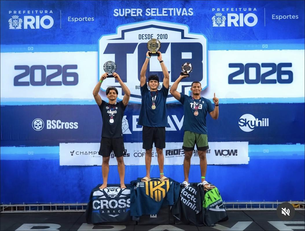 Jovem de Araci conquista 2º lugar em seletiva nacional de CrossFit no Rio de Janeiro