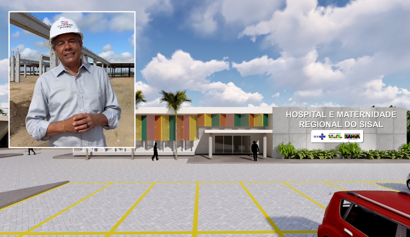 Jerônimo visita obra do Hospital Regional em Serrinha e afirma “uma das mais importantes do Sisal”