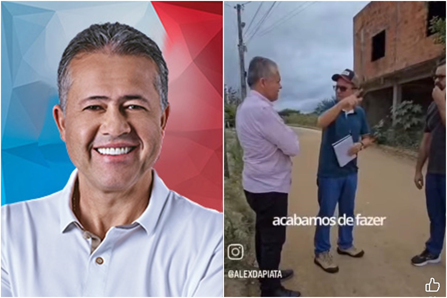 Alex da Piatã destaca pacote de obras e diz que Conceição do Coité “está sendo contemplada com muitas obras”