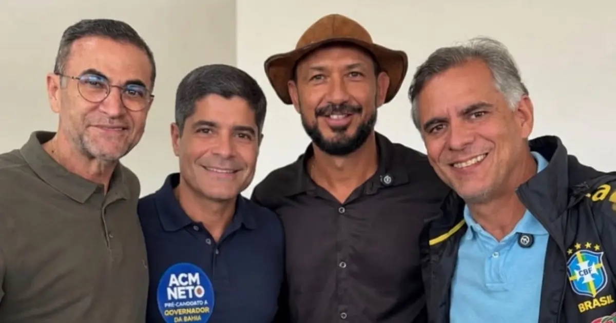 Prefeito denuncia foto manipulada com ACM Neto e reafirma apoio a Jerônimo Rodrigues