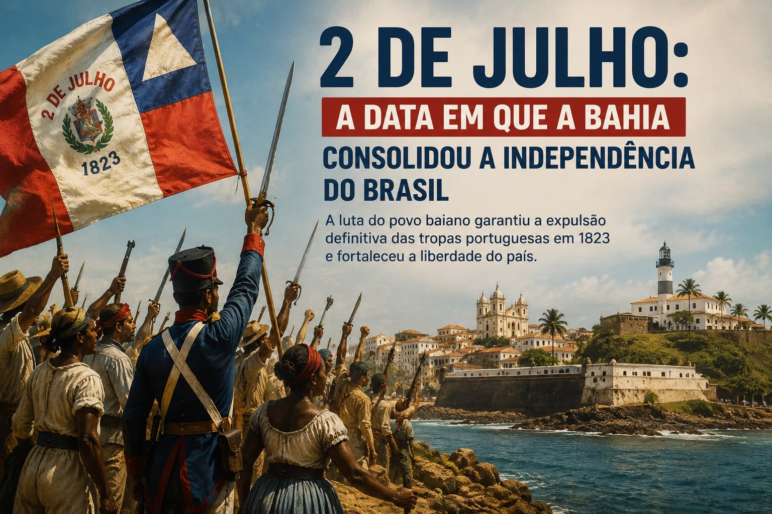 2 de Julho: a data em que a Bahia consolidou a Independência do Brasil