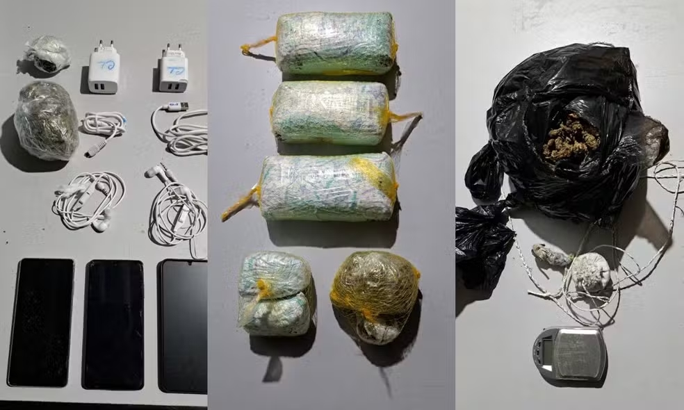 Detentos são flagrados tentando 