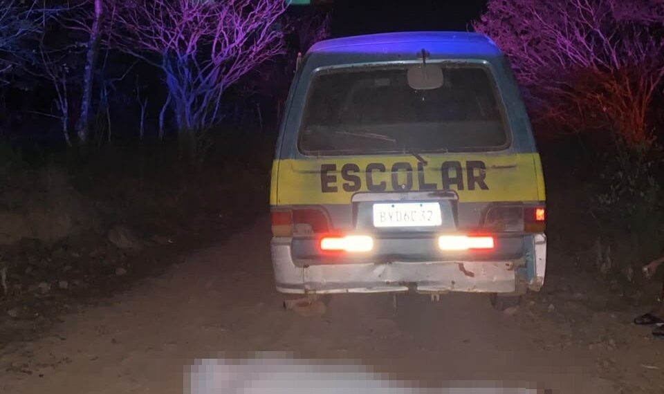 Motorista de transporte escolar é morto a tiros na frente de alunos no Território do Sisal