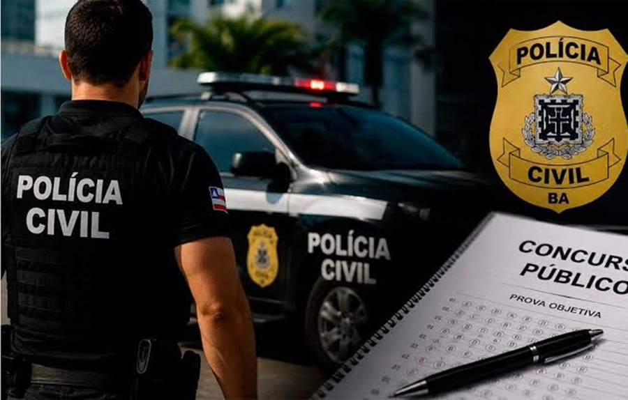 Governo da Bahia abre concurso da Polícia Civil com 750 vagas e salários de até R$ 16,4 mil