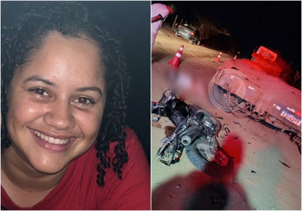 Trabalhadora da mineração morre após moto atingir caminhão parado na zona rural de Teofilândia