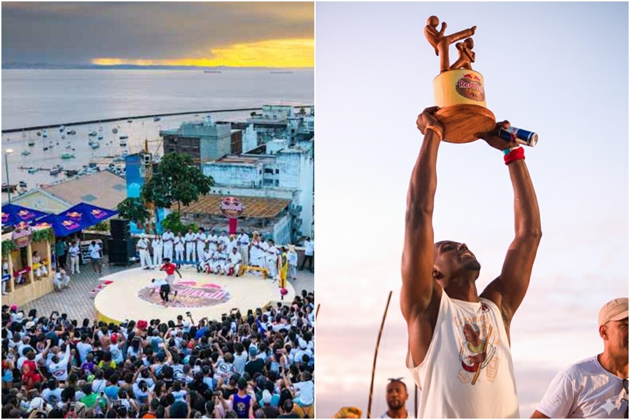 Capoeirista de Serrinha defende título mundial no Red Bull Paranauê em Salvador; atleta de Queimadas também representa o Sisal
