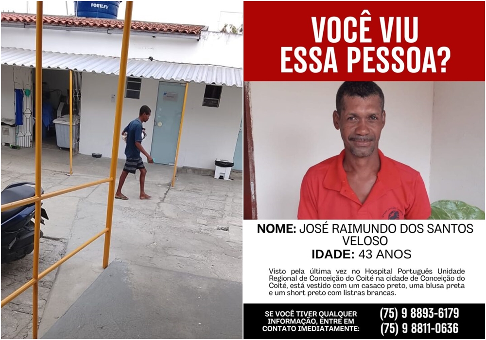 Paciente desaparece após deixar hospital antes de cirurgia em Conceição do Coité