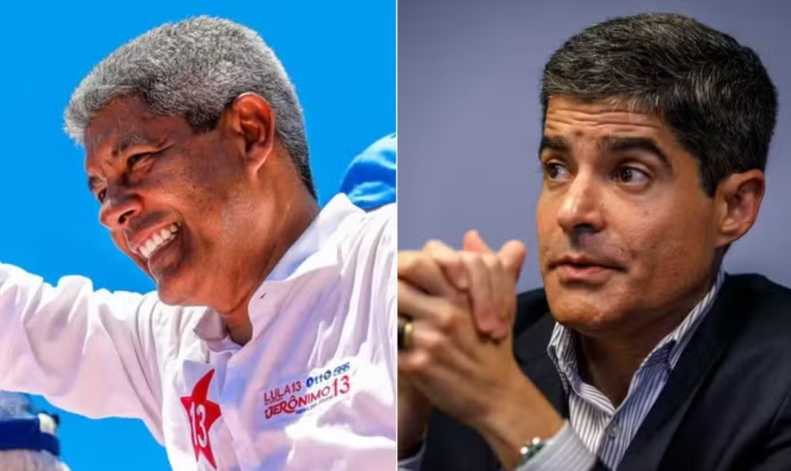 Pesquisa aponta Jerônimo com 47% e ACM Neto com 43% na disputa pelo Governo da Bahia
