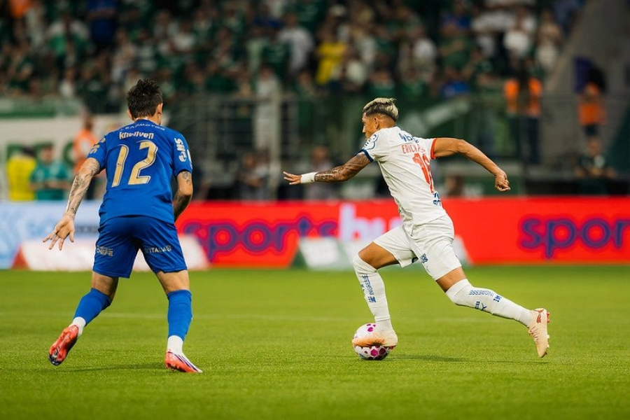 Bahia tem atuação apagada, perde para o Palmeiras e se afasta do G4